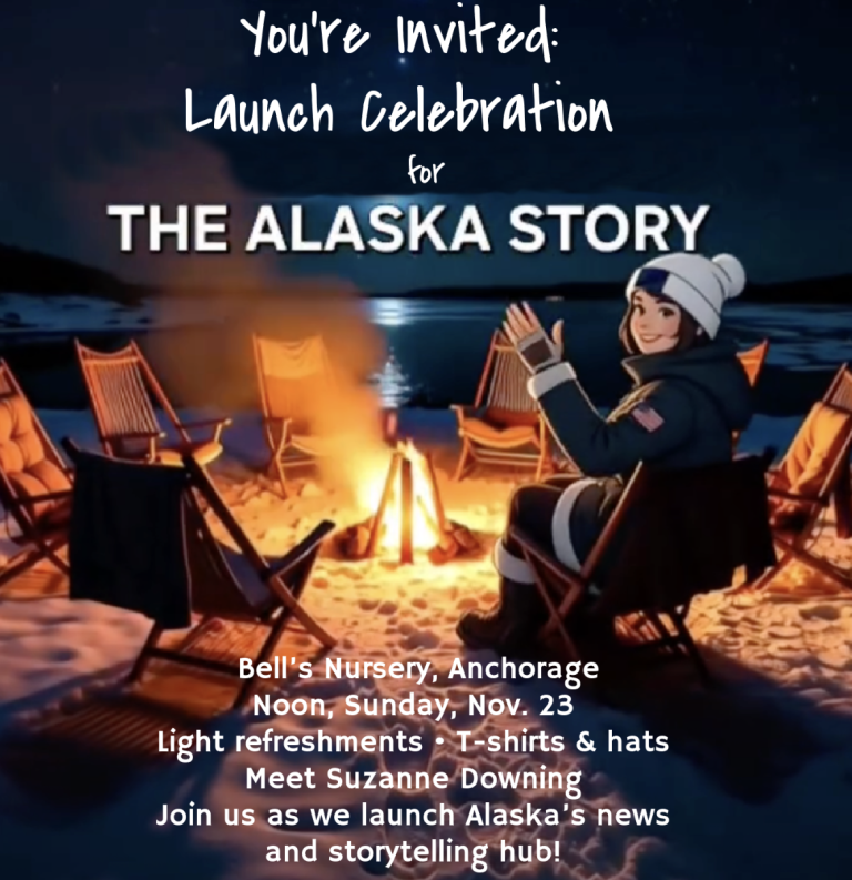 Come to The Alaska Story Launch Party