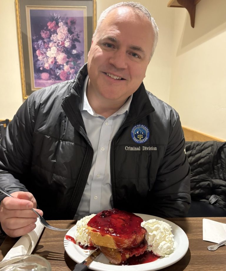 Candidate Treg Taylor posts campaign photo wearing State of Alaska ‘Criminal Division’ jacket