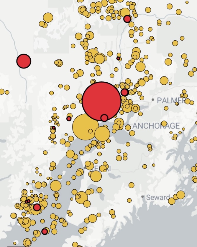 Earthquake – 6.0 magnitude – felt across Southcentral Alaska
