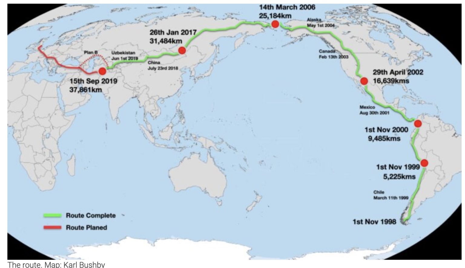 World walker: The explorer who walked across Alaska and the globe for ...
