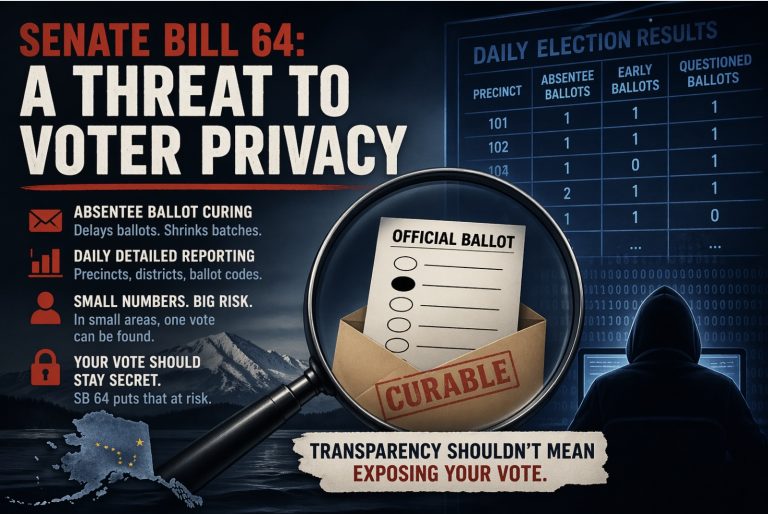 Randy Ruedrich: Senate Bill 64 fails voter privacy test
