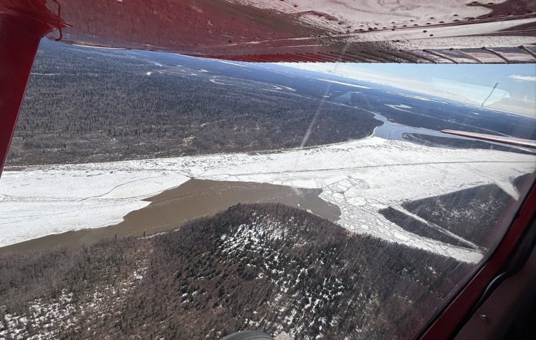 River breakup advances across Interior and Western Alaska, flood watches issued as ice moves through communities