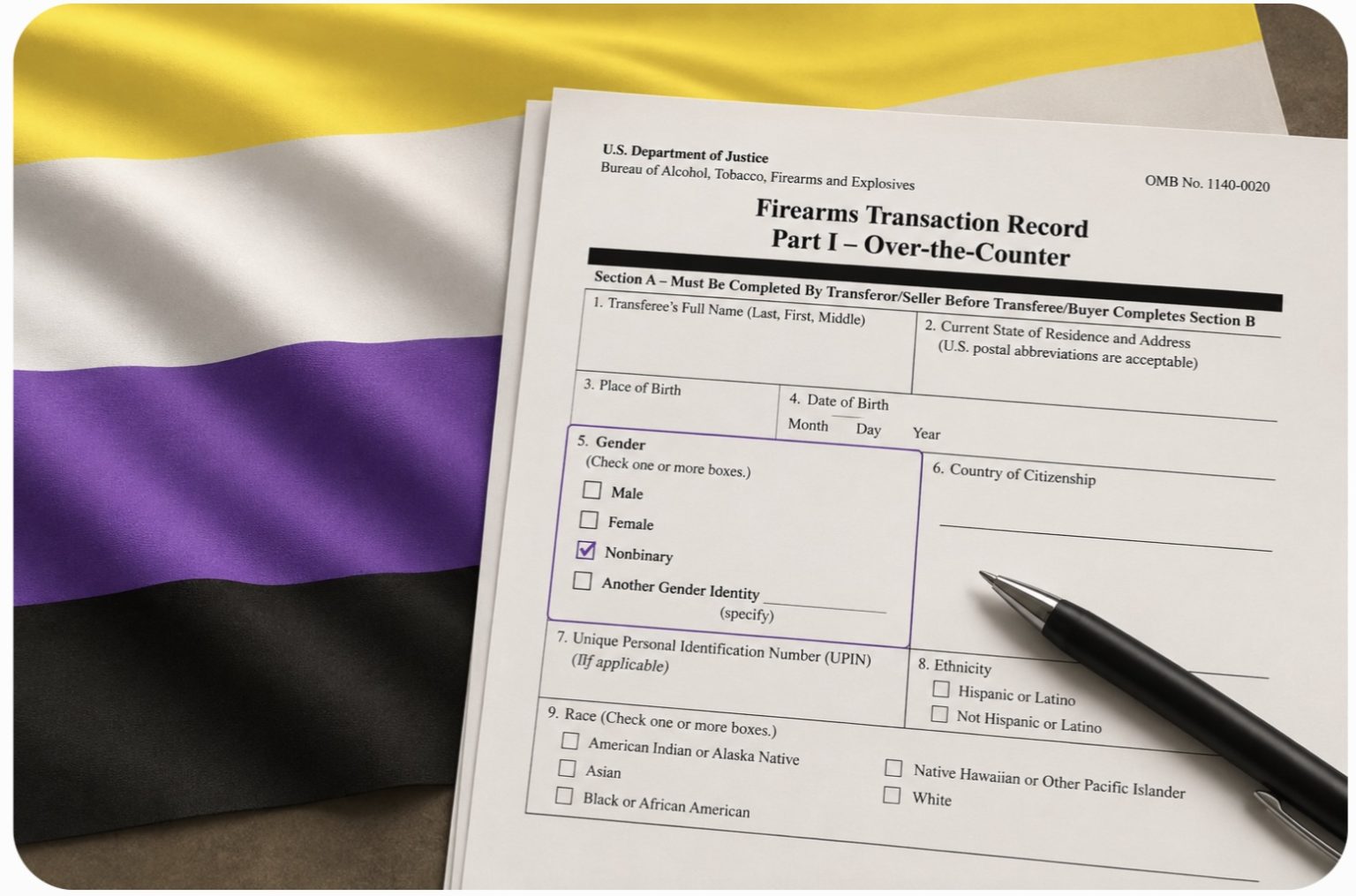 New ATF proposal would remove non-binary option from firearm background ...