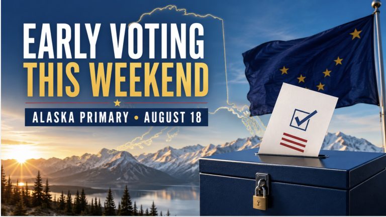 Early voting continues through the weekend ahead of Tuesday’s Alaska primary