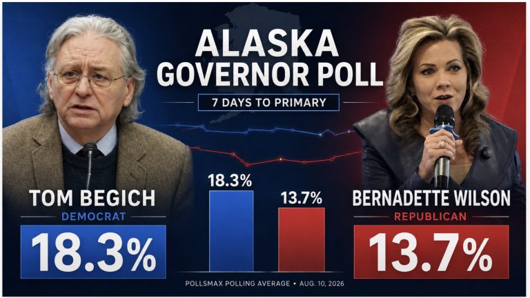 Pollsmaxxing: Average puts Bernadette Wilson atop crowded Republican field, model gives her 84% chance in November